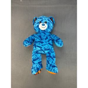 BUILD‎ A BEAR Plush HOT WHEELS Cars 50 Anniversary BAB Blue Stuffed Animal
